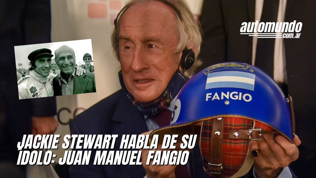 Jackie Stewart habla de su ídolo, Juan Manuel Fangio