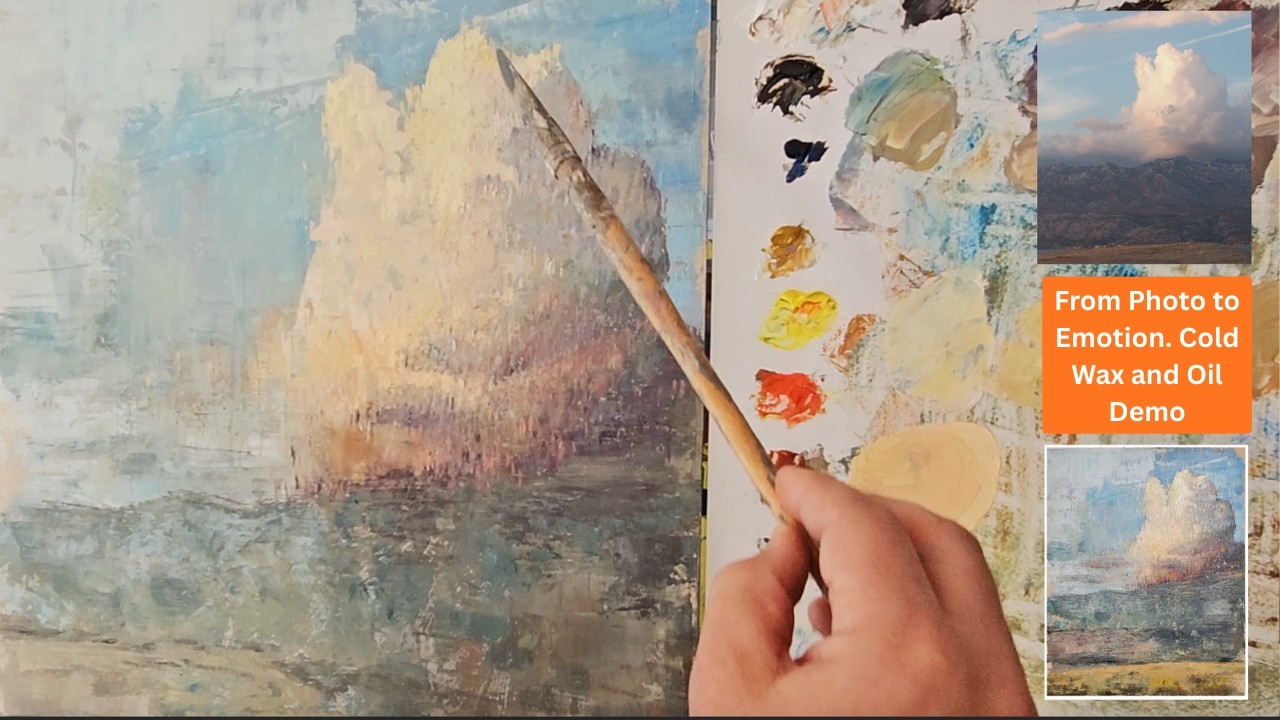 Масло и холодный воск: взгляд за пределы буквального восприятия на ваших референсных фотографиях!