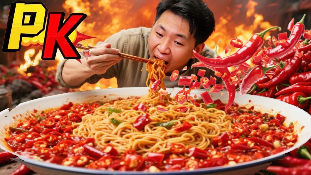 巡辣之旅~挑战魔鬼辣拌面，老板狂言 15 年仅 10 人通关，辣度核爆级直接辣哭！【辣王刘泳杰】