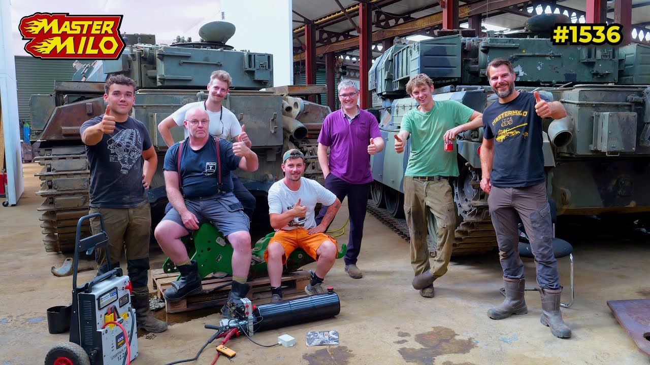 Bij JOE HEWES op bezoek (MEGA veel tanks bekijken!) #1537
