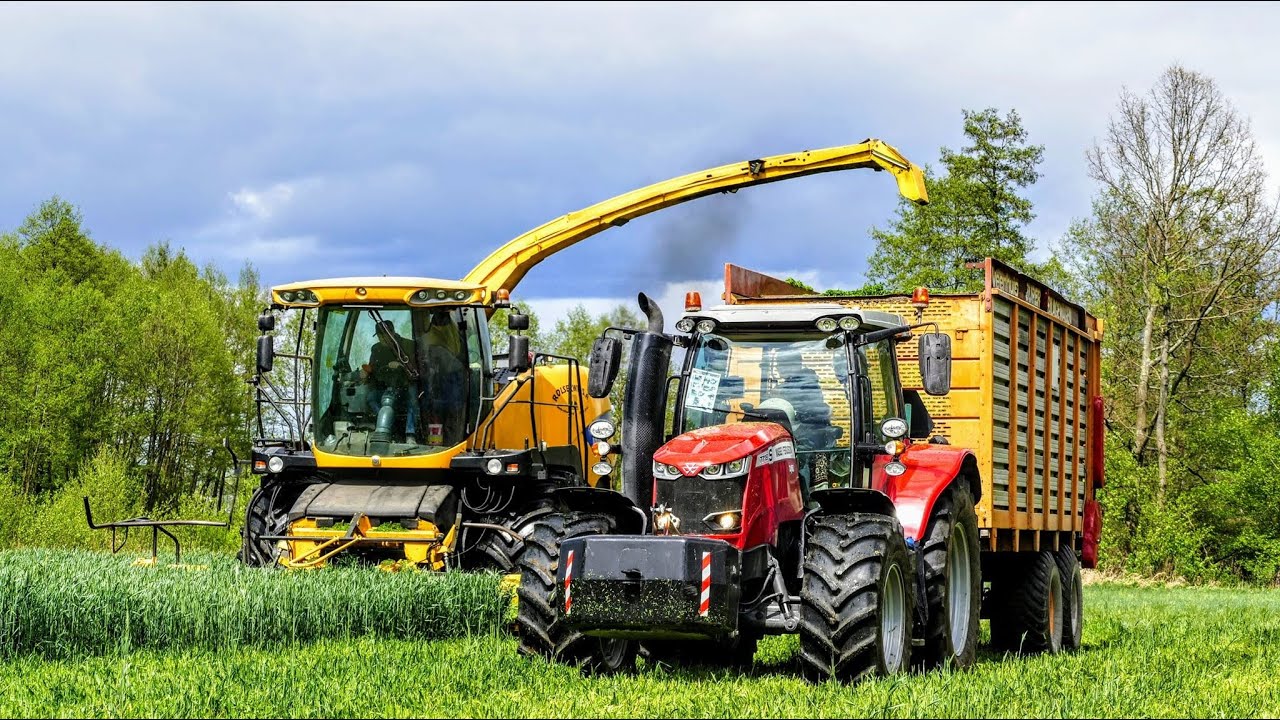 Żyto Na Kiszonkę 2020☆ Massey Ferguson 7718S ☆ New Holland FR 9040 ☆ Veenhuis SW