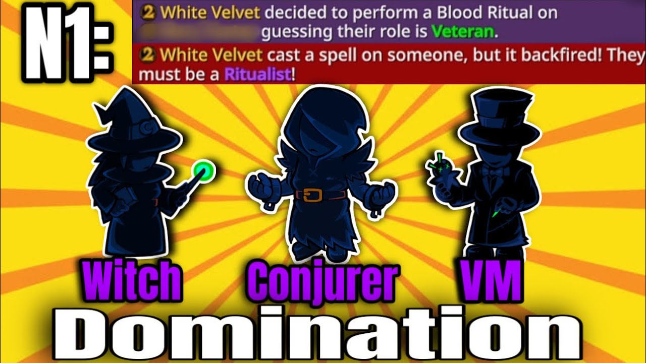 Ritualist Guesses Wrong N1, But the rest of the Coven pulls off a MASTERCLASS! Town of Salem 2