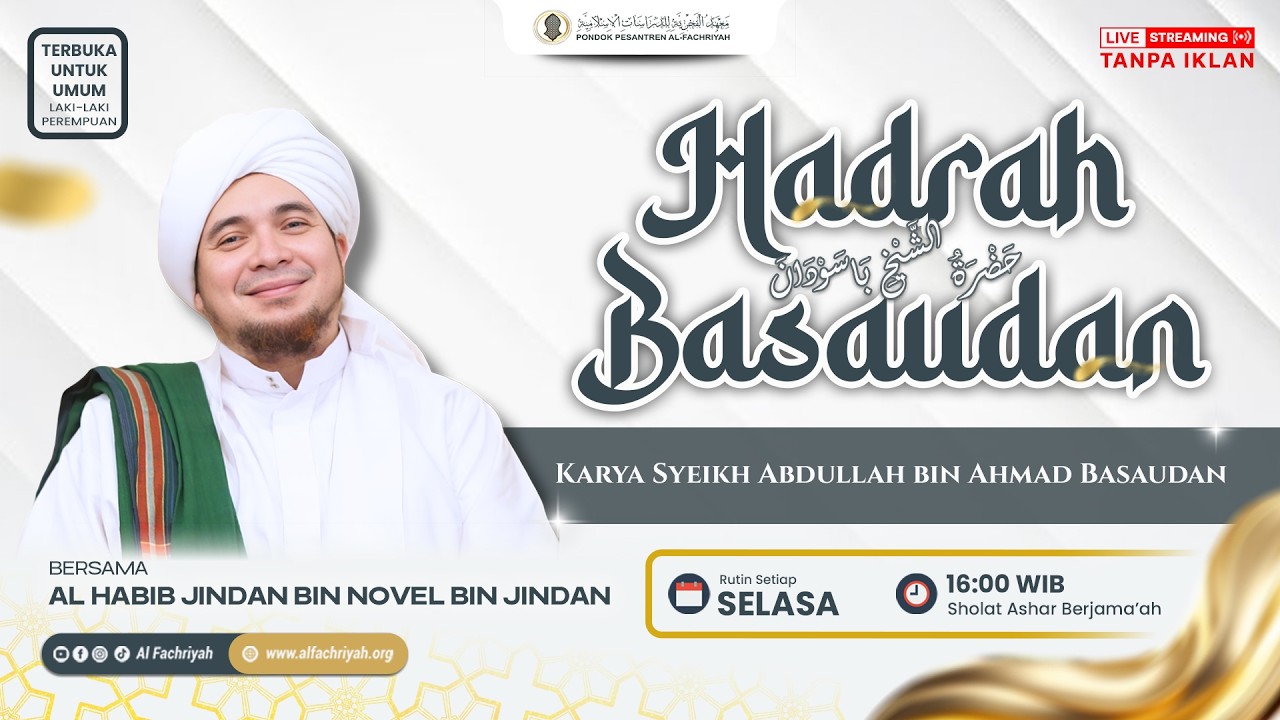 🔴LIVE HADROH BASAUDAN Bersama Habib Muhammad Bin Jindan| Selasa, 03 Februari 2026