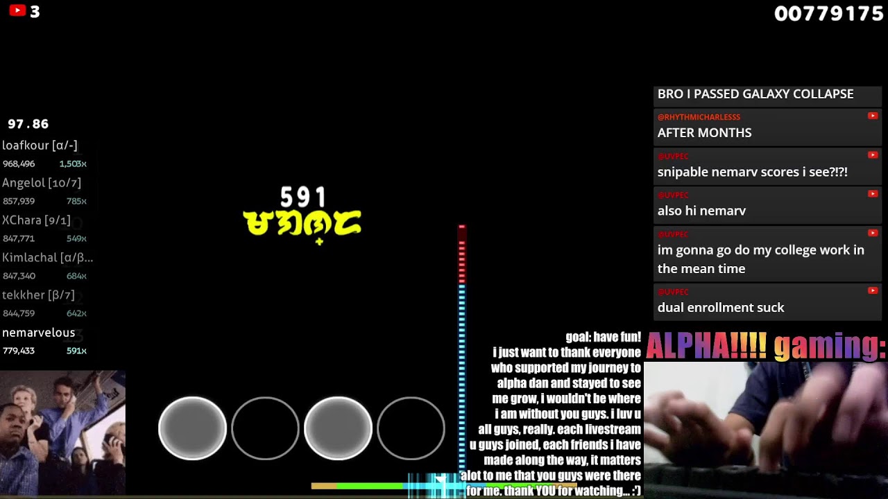 osu!mania stream | chicken butt | ALPHA DAN