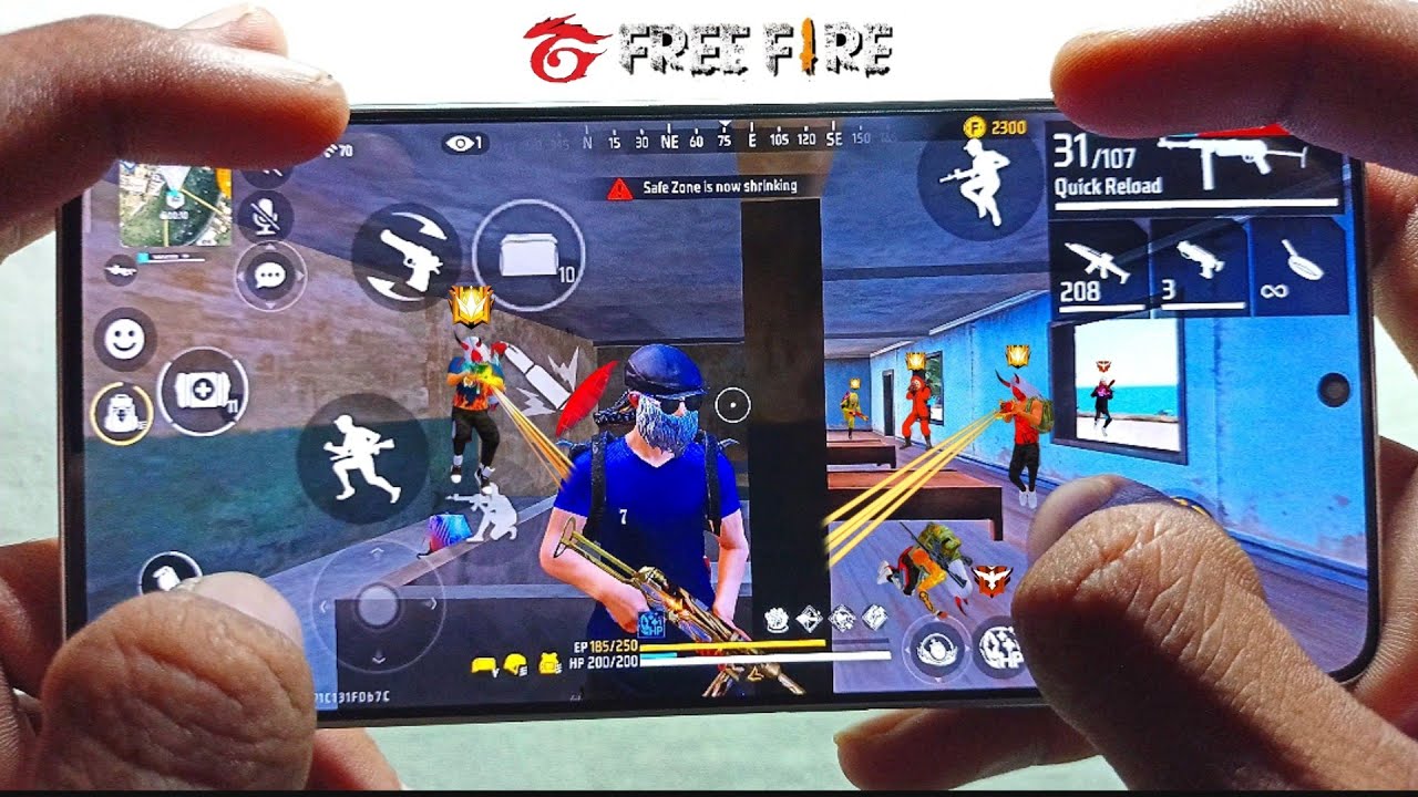 HANDCAM ⚡ Poco X7 Pro free fire gameplay