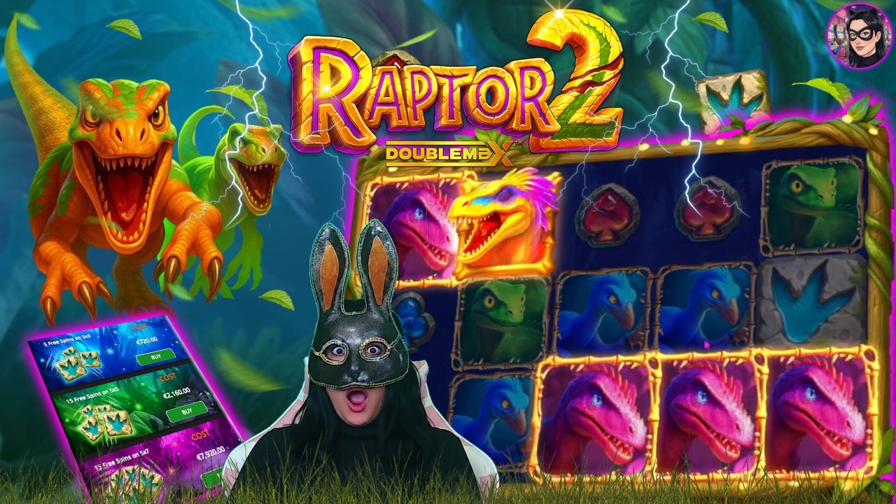 Back to prehistory with this sequel ! RAPTOR 2 DOUBLEMAX 🦖| 🎭🌸 LULU SLOT ONLINE 🌸🎭