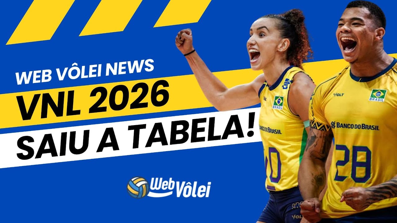 WEB VÔLEI NEWS! LIGA DAS NAÇÕES, CHAMPIONS, SUPERLIGA E MAIS NO RESUMO FEITO PELO BRUNO SOUZA