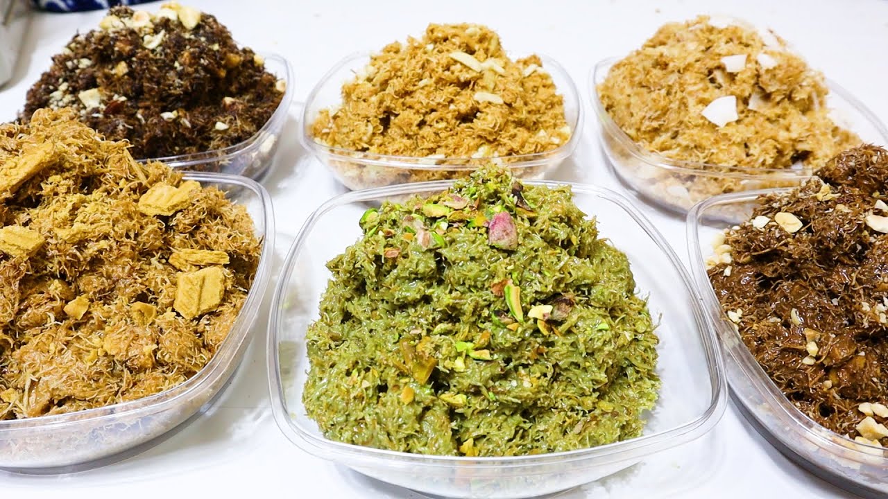 حشوة كنافة جاهزة ب 6 نكهات تجنن 😍وكمان تنفع للتخزين 👌