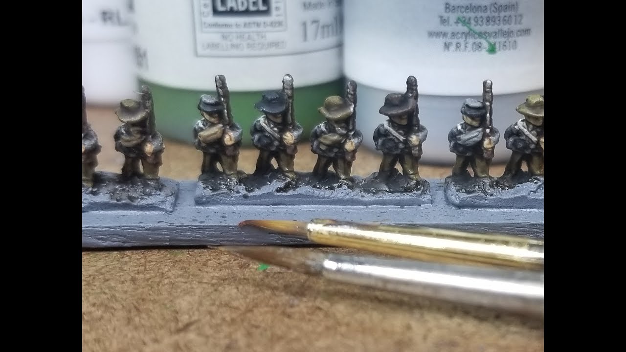 Painting Tutorial - Baccus 6mm Confederate Line Infantry