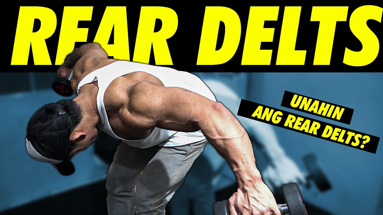 GROW YOUR REAR DELTS FOR 3D SHOULDERS (ENGLISH SUB)