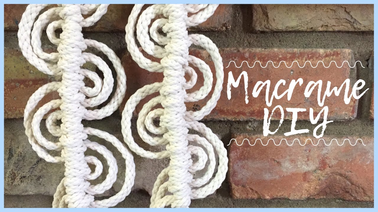 DIY Macrame Tutorial: Wavy Pattern
