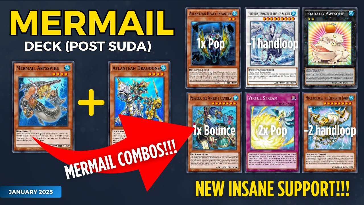 LEARN HOW TO PLAY WITH THE MERMAIL DECK 2025 POST SUDA! [COMBO VIDEO] [JANUARY 2025]