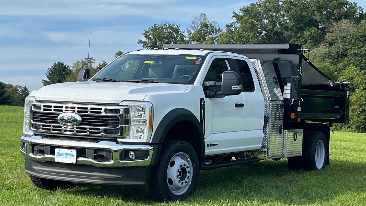 Review of 2023 Ford F-550 Super Duty XL SuperCab with DynaPro Dump Body