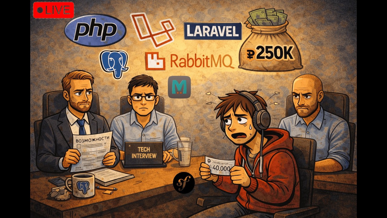 Реальное техническое собеседование на PHP разработчика 250к Middle