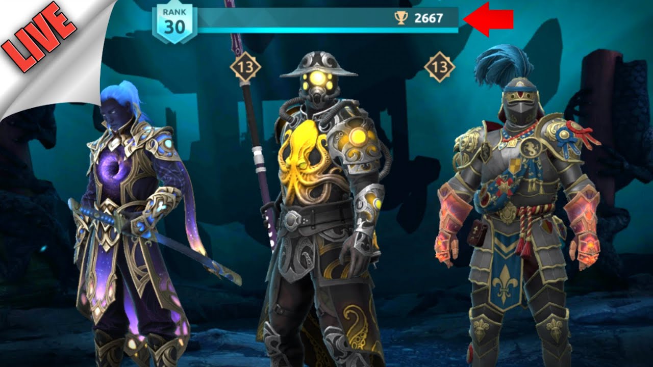 Let's Push Some Trophies 🔥| Shadow Fight 4 Live