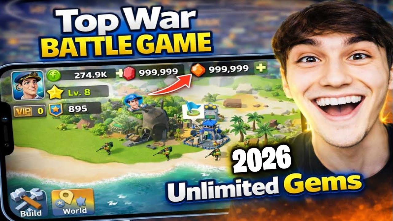 Top War Battle Game Hack 2026 (Still Working) – Unlimited Free Gems