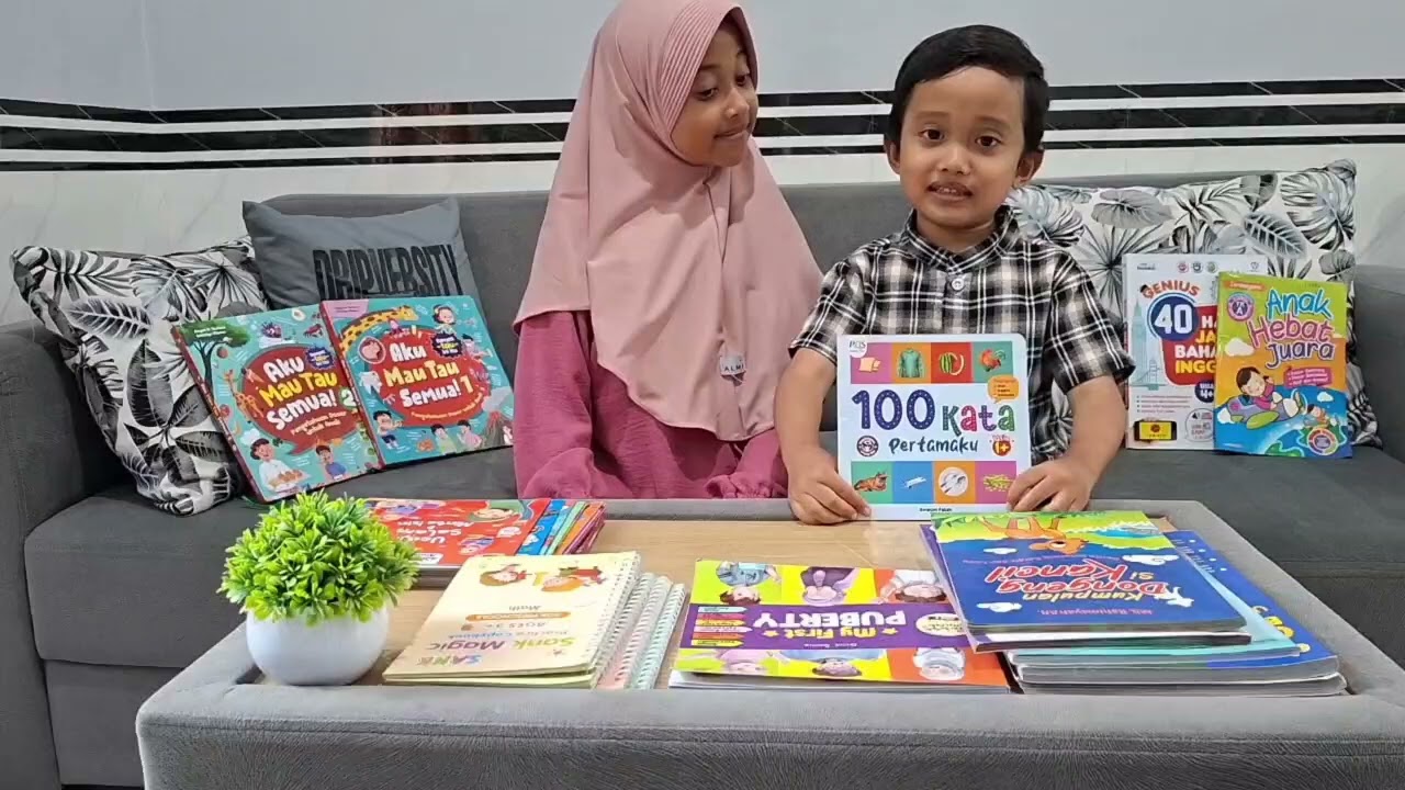 Anak PAUD Gemar Membaca ( Davin KB 'Aisyiyah Al Fatin Boyong )