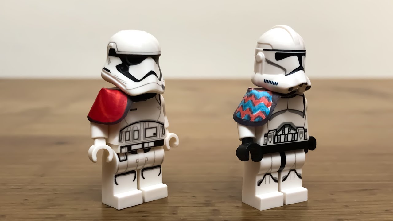 How to make ADVANCED CUSTOM LEGO PAULDRONS! Lego Star Wars custom tutorial