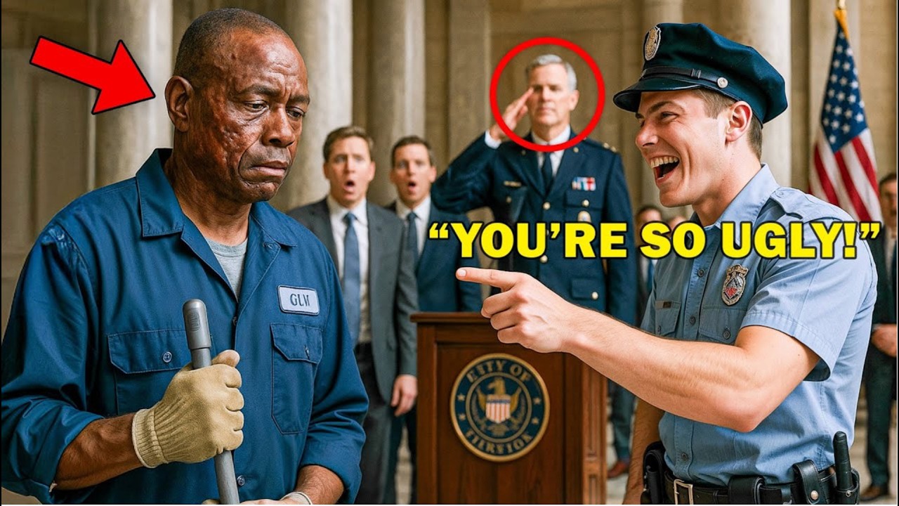 A Cop Mocked the Black Janitor's Scar—Then the FBI Director Stood Up and Saluted Him...