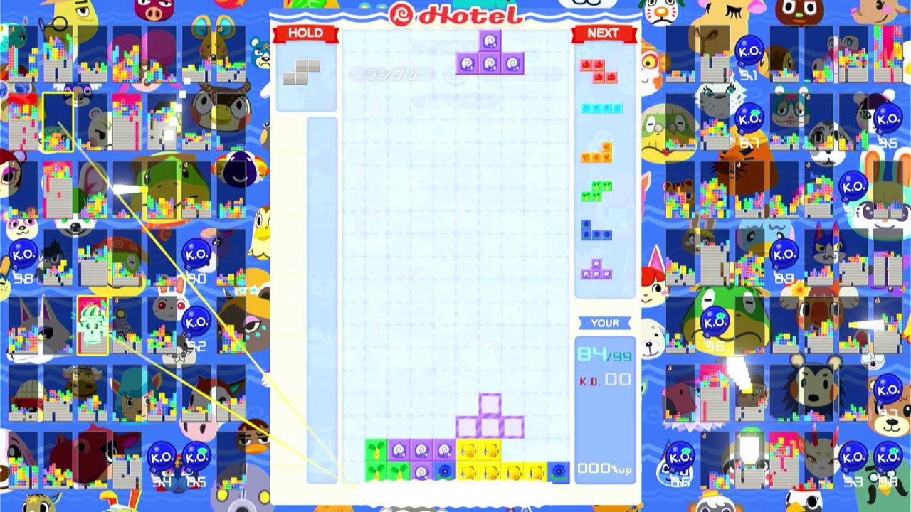テトリス99：イベント(あつまれ どうぶつの森 コラボ祭！第2弾)