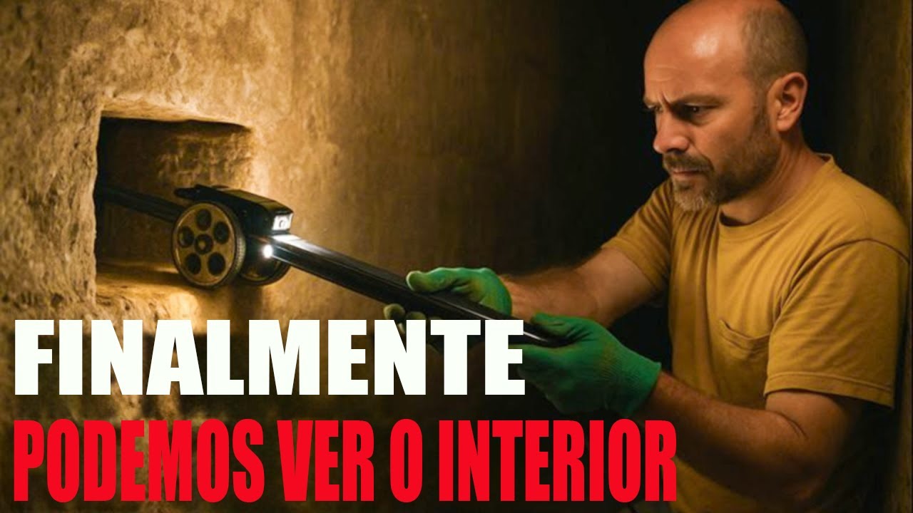 Arqueólogos finalmente abrem câmara secreta nunca vista dentro da pirâmide do Egito