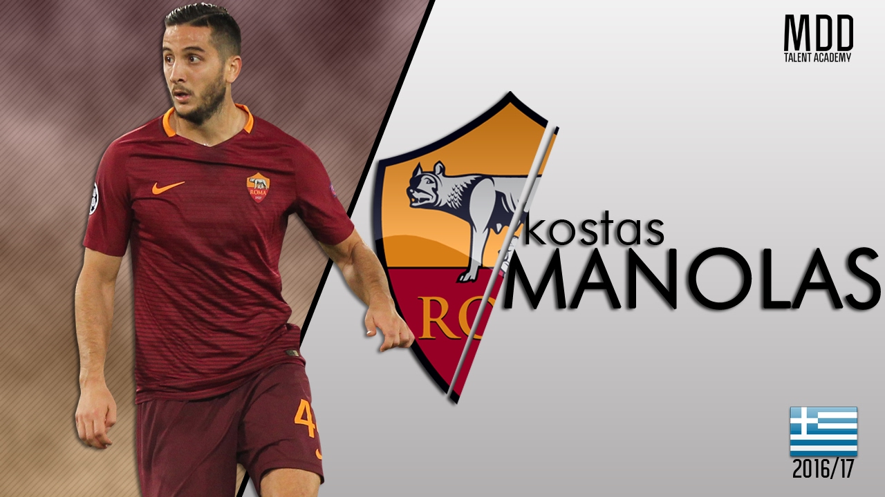 Kostas Manolas | AS Roma | Goals, Skills, Assists | 2016/17 - HD