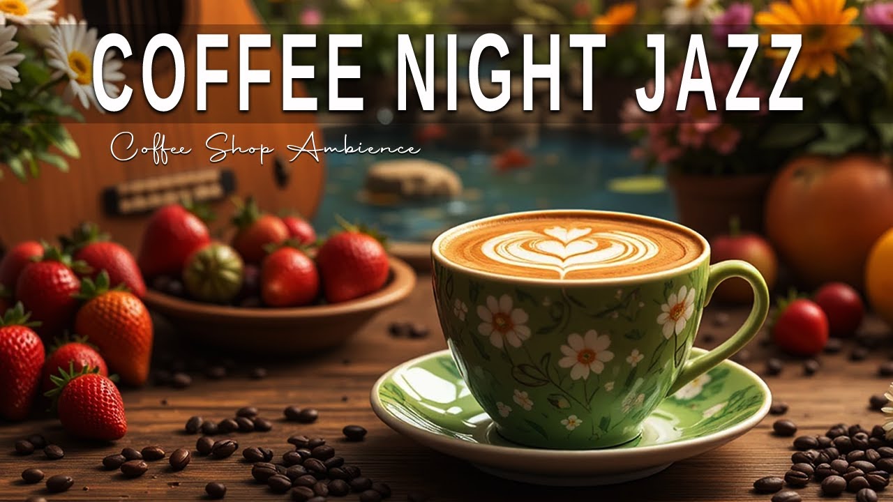 Coffee Night Jazz ☕ Bossa Nova background for Great Moods, Stress Relief & Relaxing