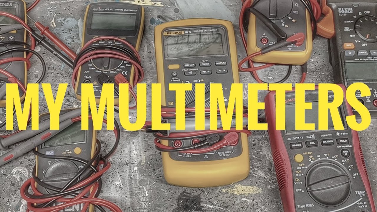 Multimeters throughout my life