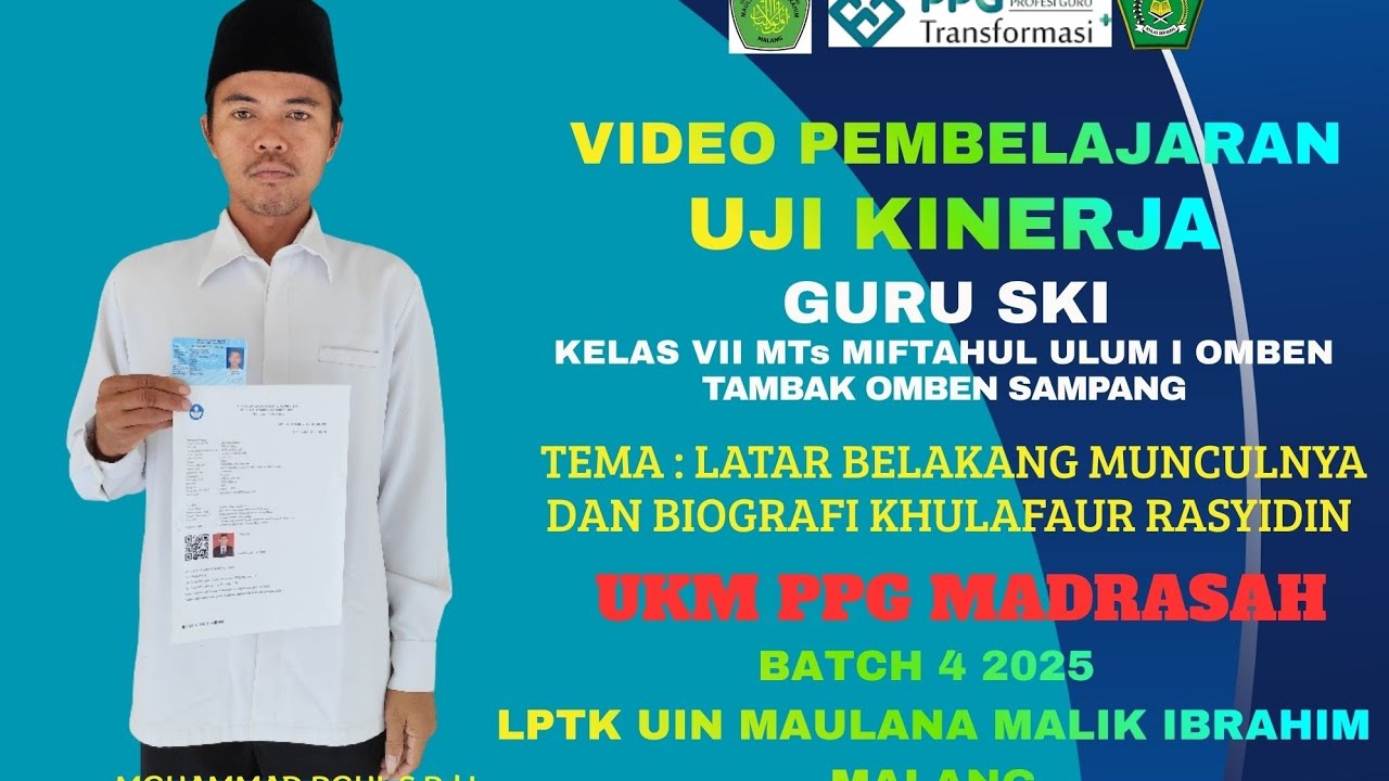 Video Praktik UKIN PPG Batch 4 2025 LPTK UIN Maulana Malik Ibrahim Malang