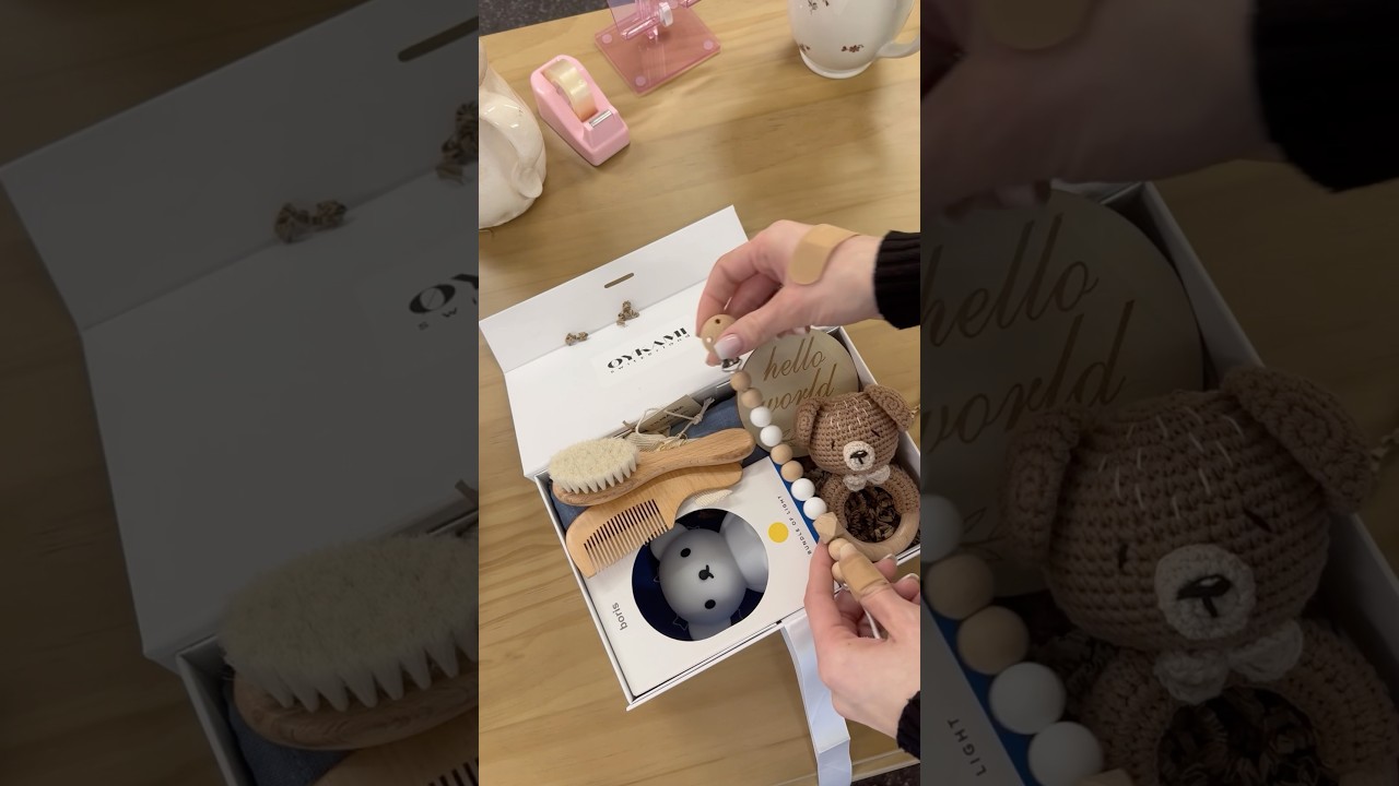 Baby Geschenkbox f&uuml;r Oliver ☀️🎁 #oykami #babygeschenke #geschenkbox