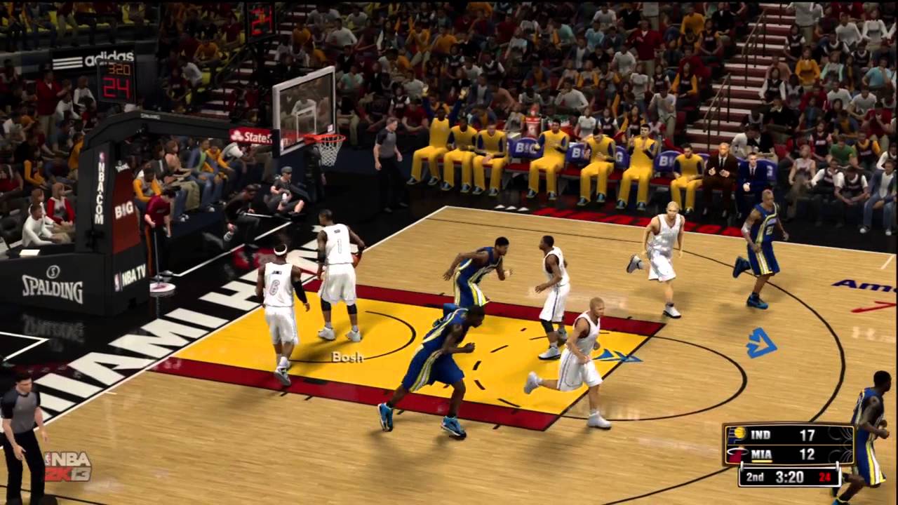 NBA 2K13 Gameplay: Pacers vs Heat pt. 1