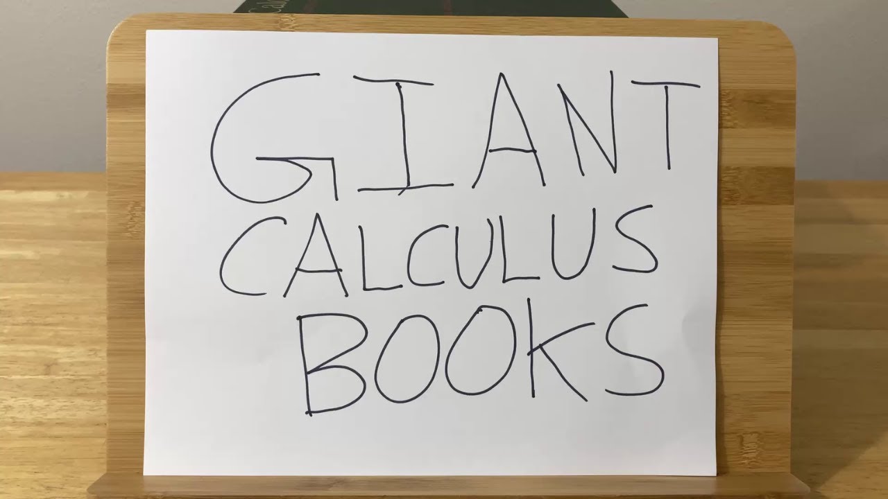 4 Giant Calculus Books That Roamed The Earth
