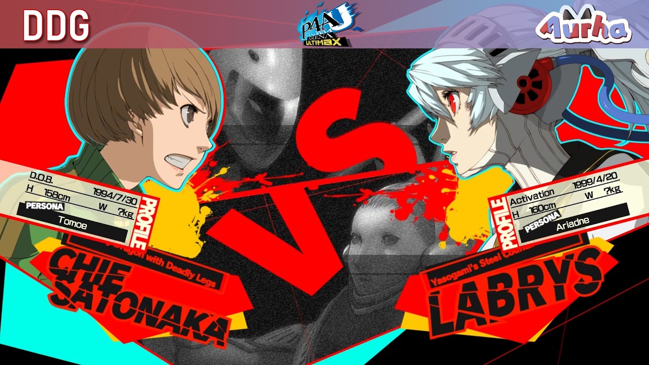 DDG (Chie) vs Aurha (Labrys) | Long set [P4U2R]