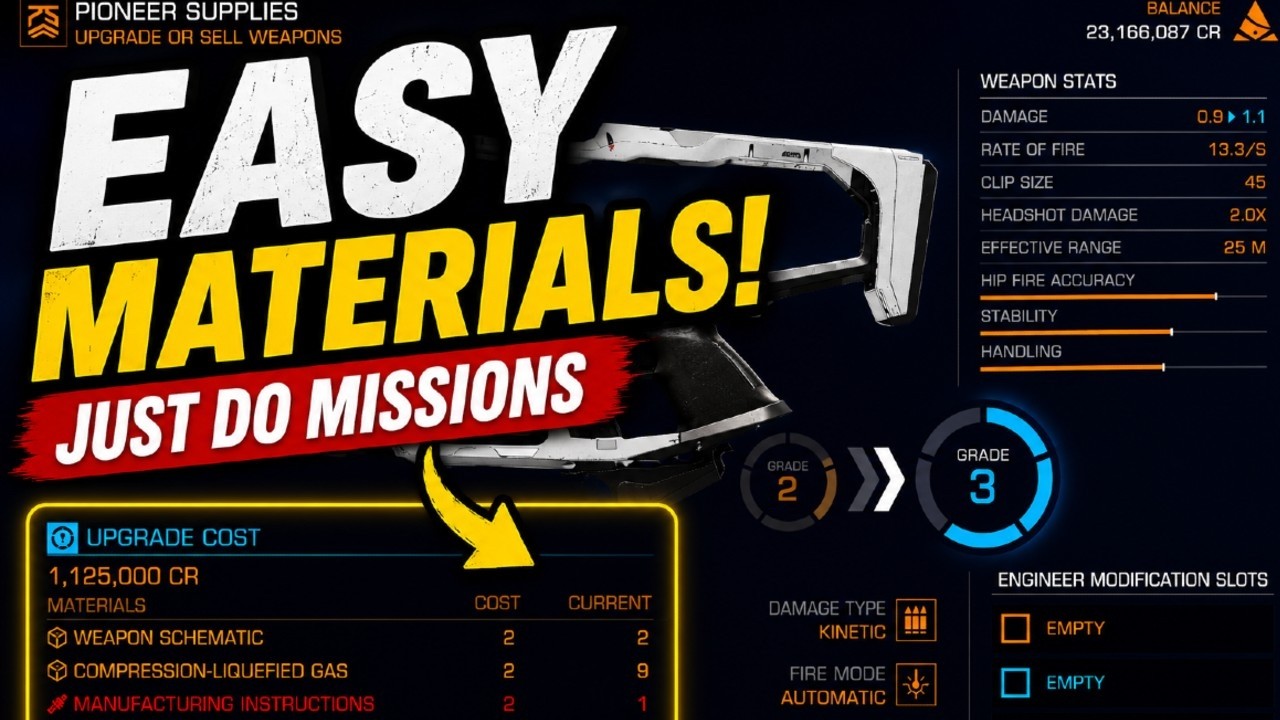 Elite Dangerous: How to Farm On-Foot Materials Fast