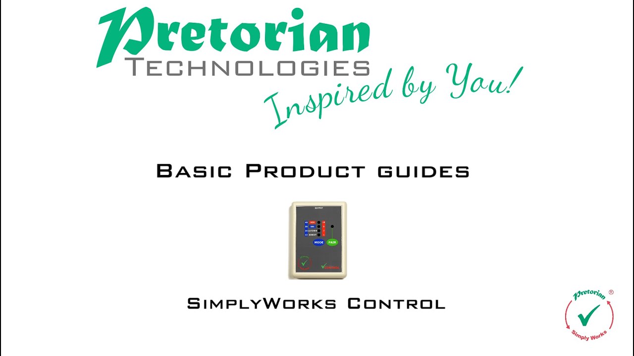 Simplyworks Control Basic Guide