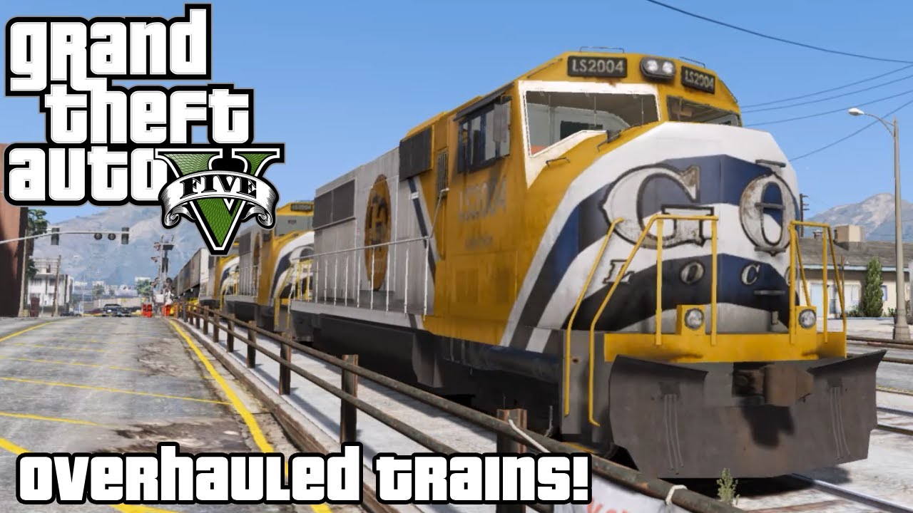 Overhauled Trains Railfanning #24 - GTA V