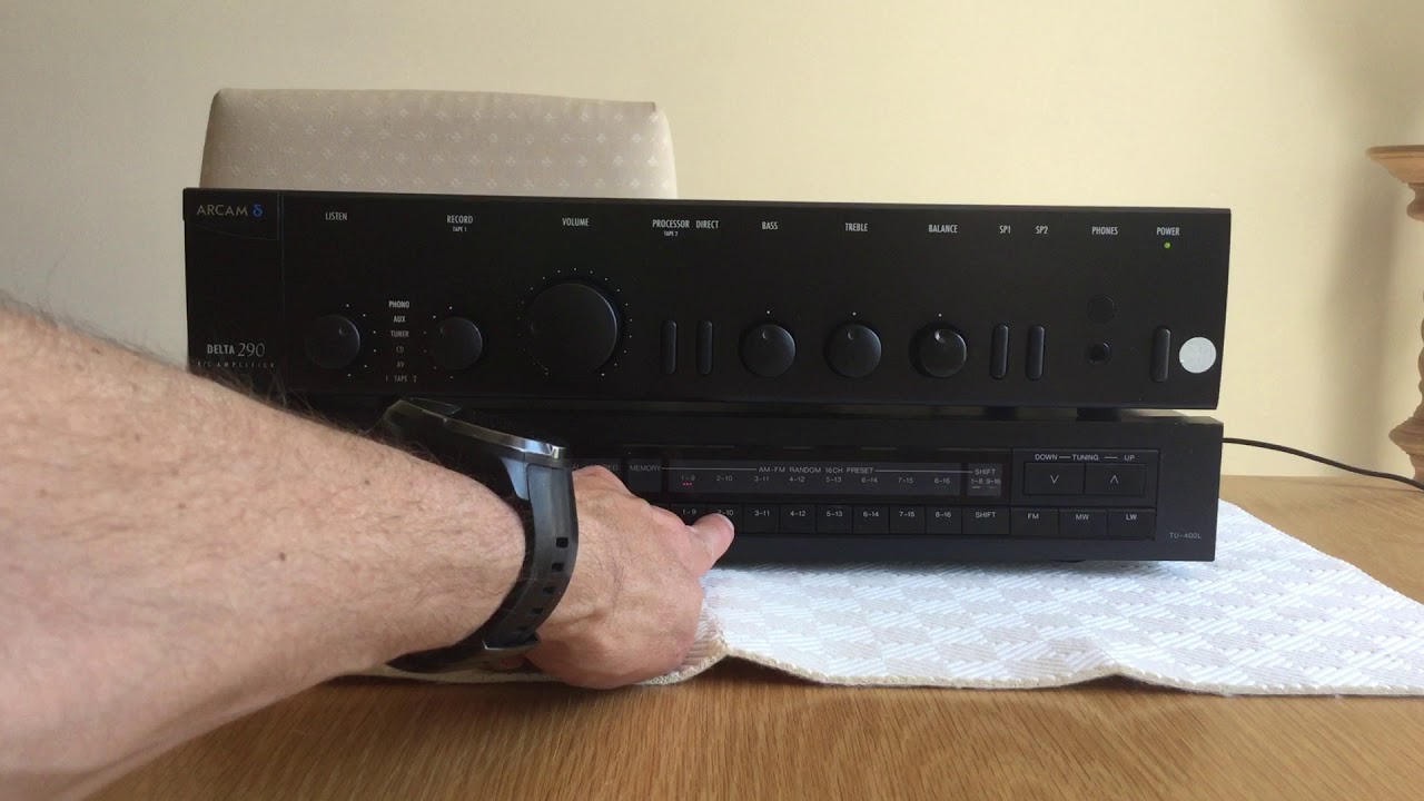 Denon TU400L Tuner and Arcam Delta 290 R/C Amplifier
