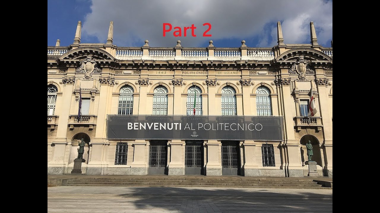 Applying for I Politecnico di Milano I  التقديم في جامعة ( Part 2 )