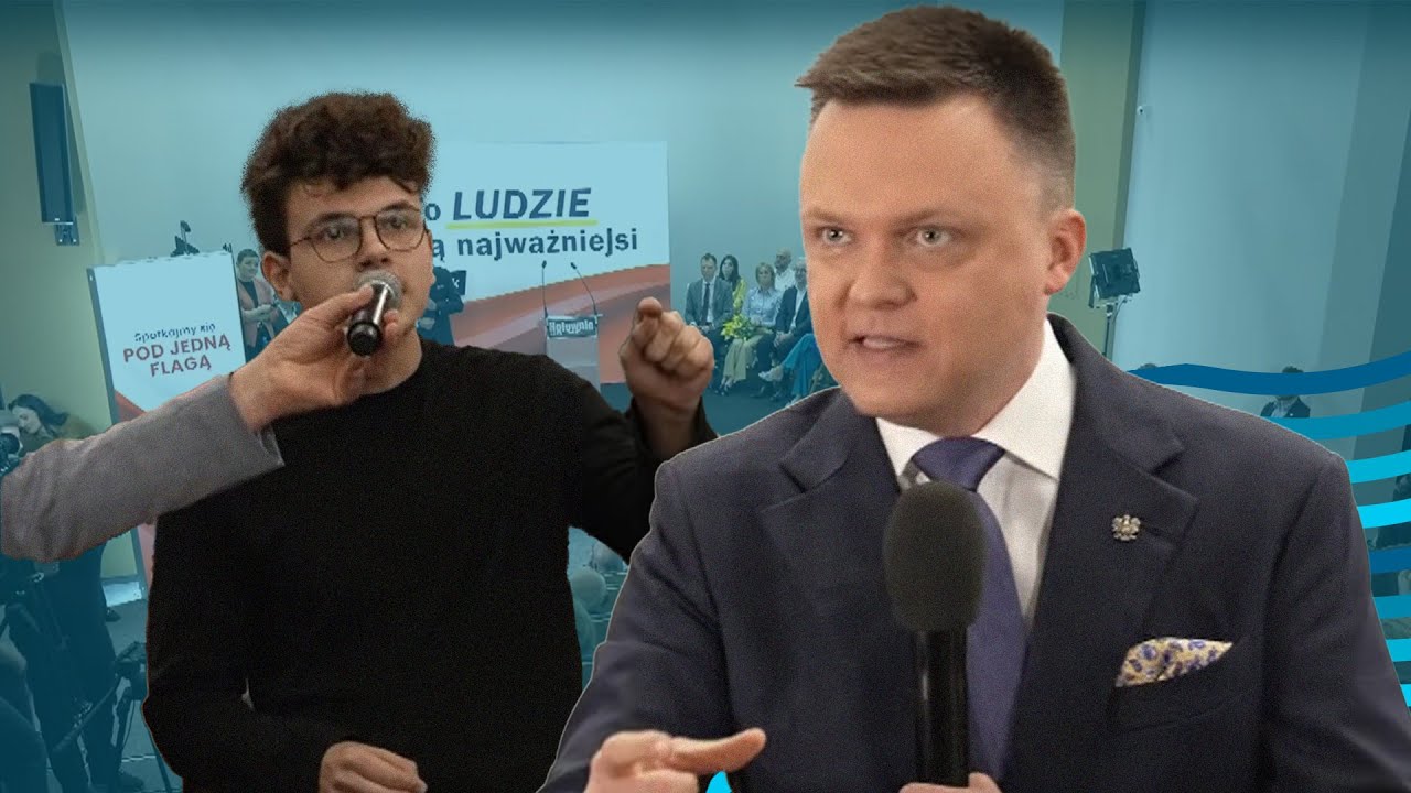Awantura na spotkaniu z Hołownią. Mówił o Mentzenie. 