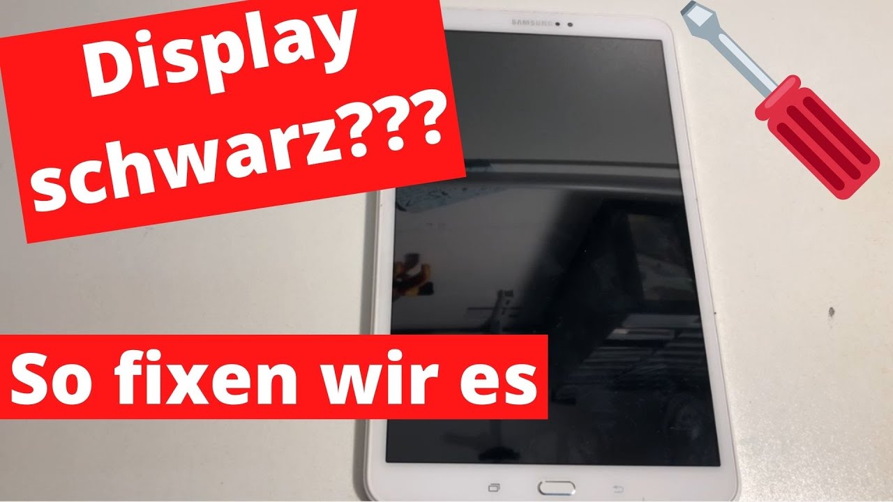 Tablet Display schwarz - und alles schon versucht???