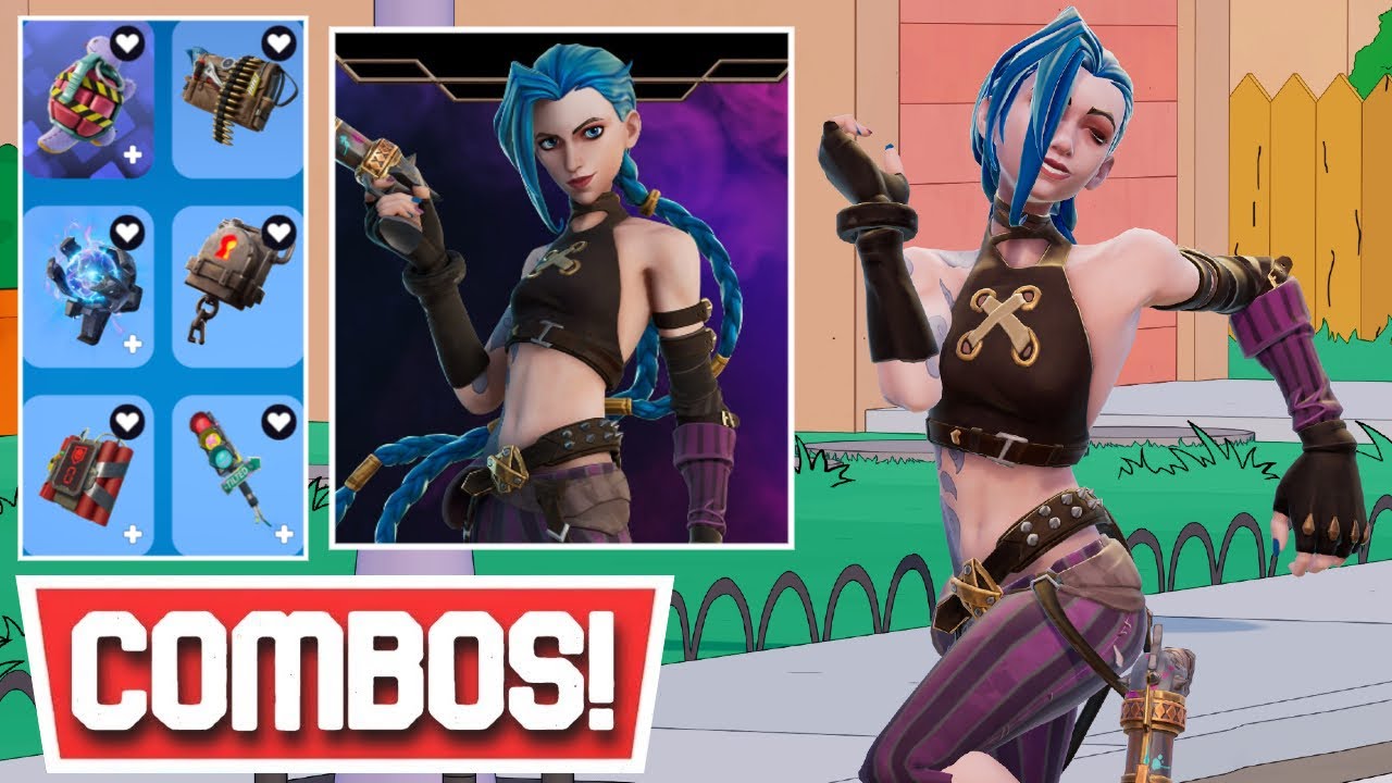 BEST ARCANE JINX COMBOS! | Fortnite