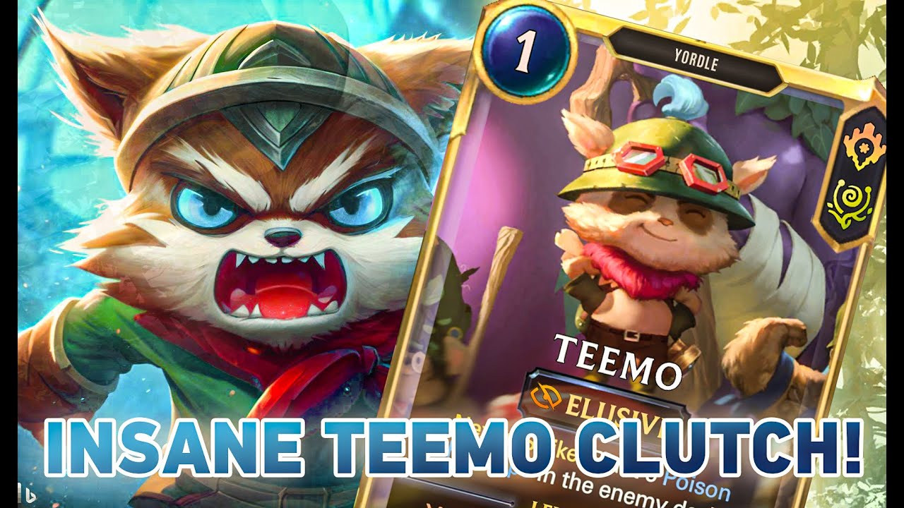 Crazy Legends of Runeterra game - Teemo Deck