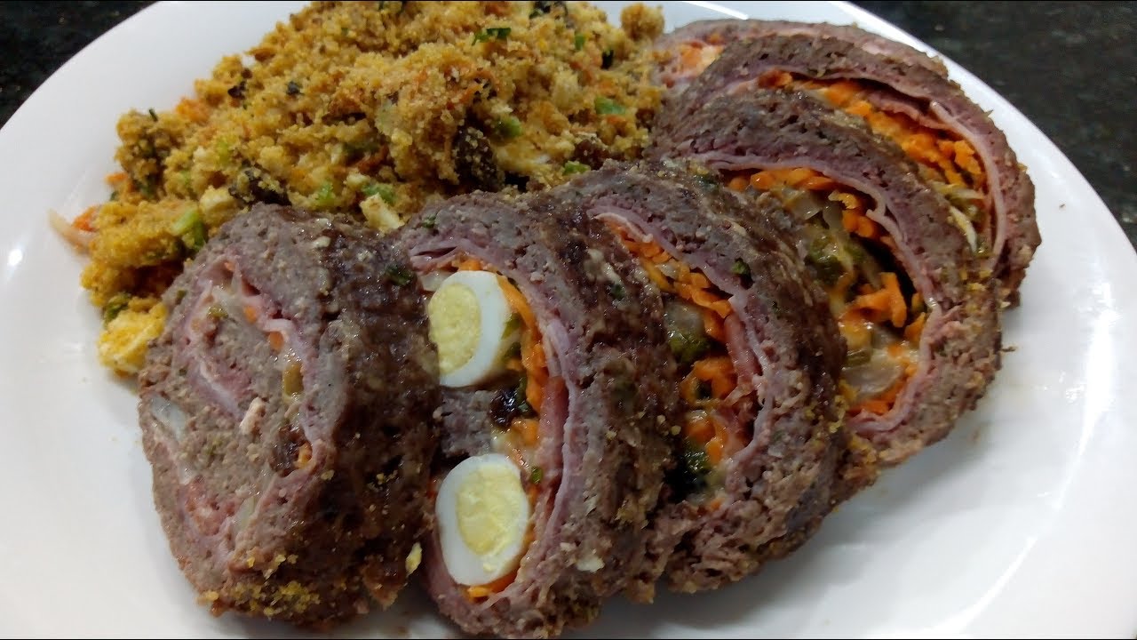COMO PREPARAR ROCAMBOLE DE CARNE (POR FERNANDO COUTO)