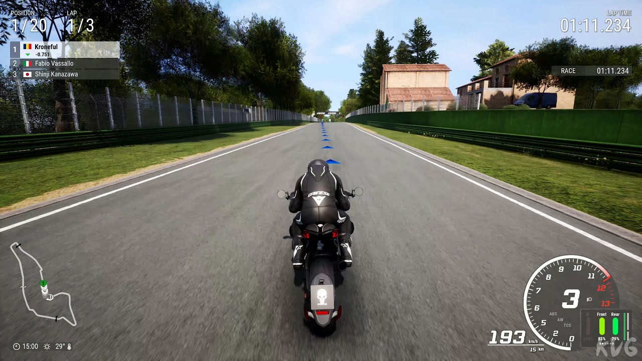 RIDE 4 - Imola (GP Circuit) - Gameplay (PS5 UHD) [4K60FPS]