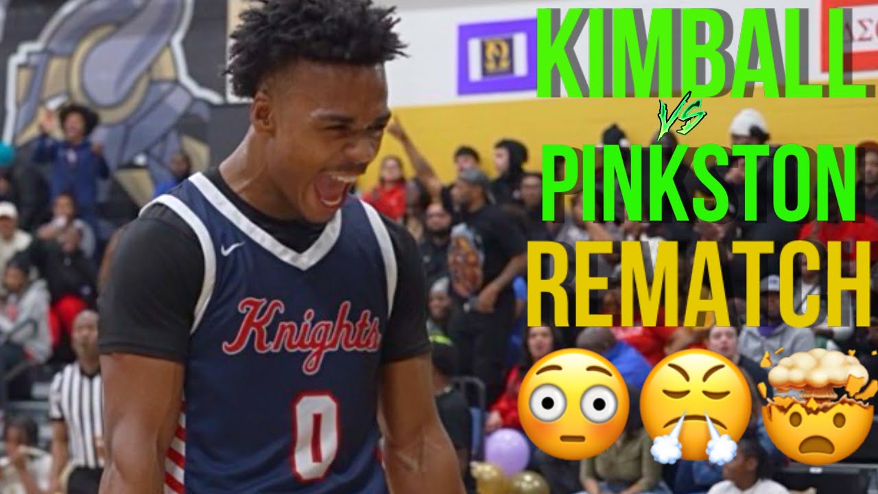 #4 Kimball vs #22 Pinkston | District Rematch | Texas High School Basketball 