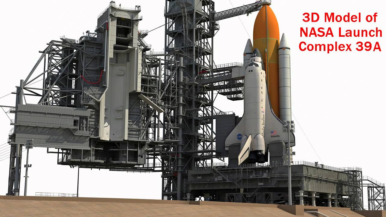 The Most Detailed 3D Model of Launch complex 39A NASA