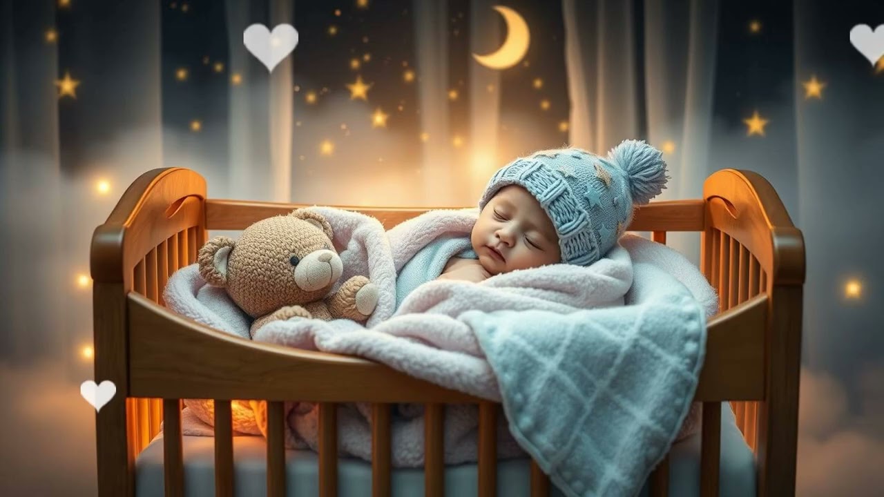 🌙 Dreamy Rainfall 💖 Baby Sleep Music That Works Fast 💤