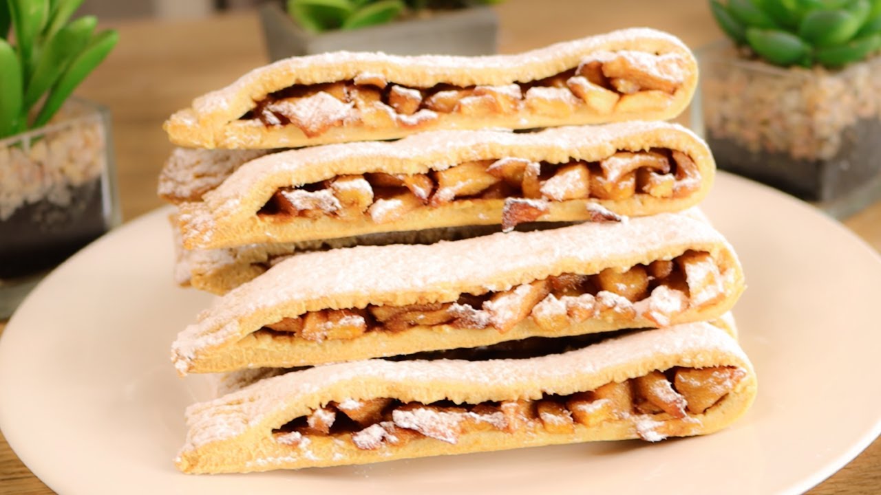 Prepara Este Delicioso Postre con 2 Manzanas y 1 Huevo / Biscotti de Manzana Receta Fácil y Rápido