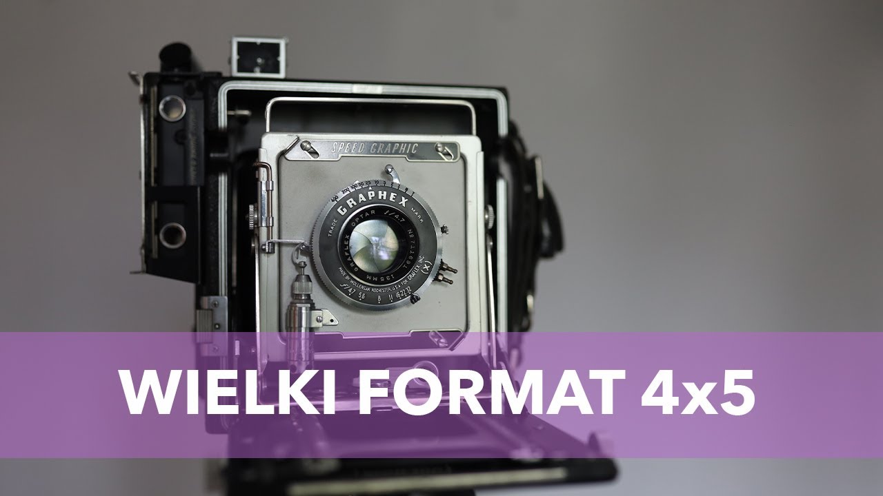 Pierwsze wrażenia z wielkim formatem, aparat GRAFLEX 4x5.
