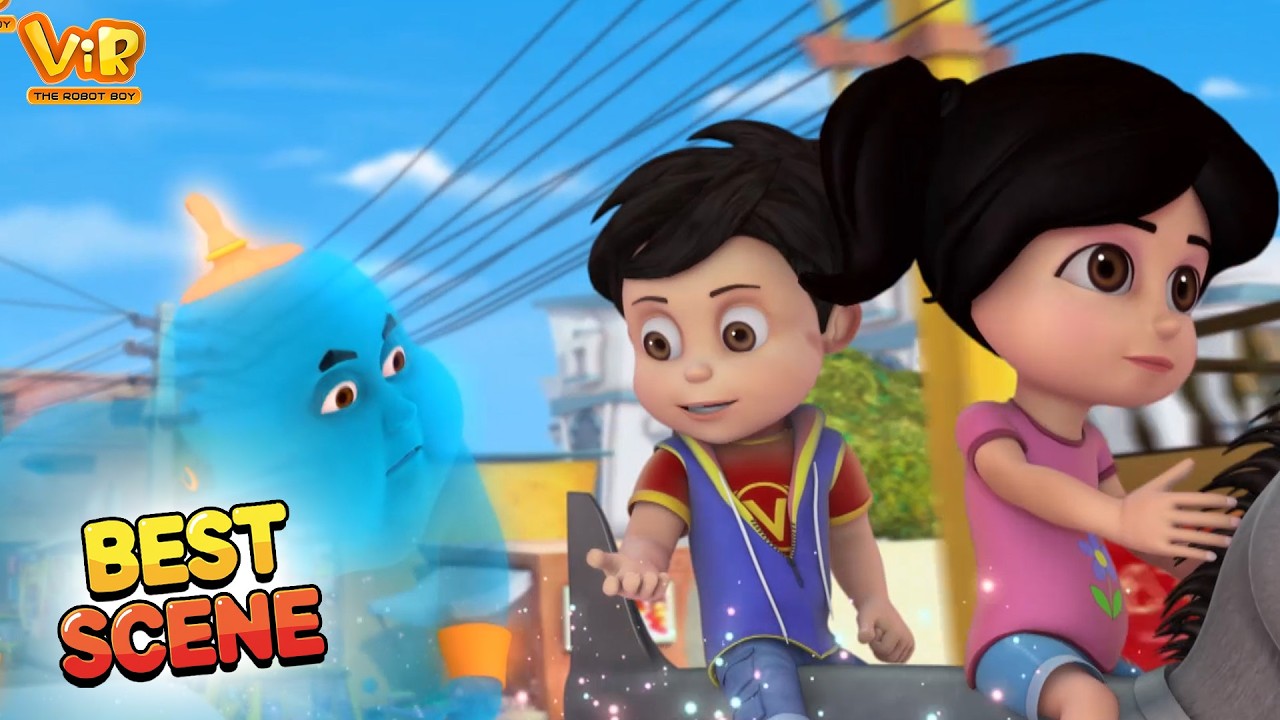 Vir The Robot Boy : Robotic Vir Aur Chulbul Ki Masti | Best Scenes Robot Cartoon for kids